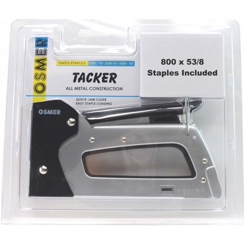 OSMER TACKER METAL HEAVY DUTY Uses 13, 23 52 Gauge Statple